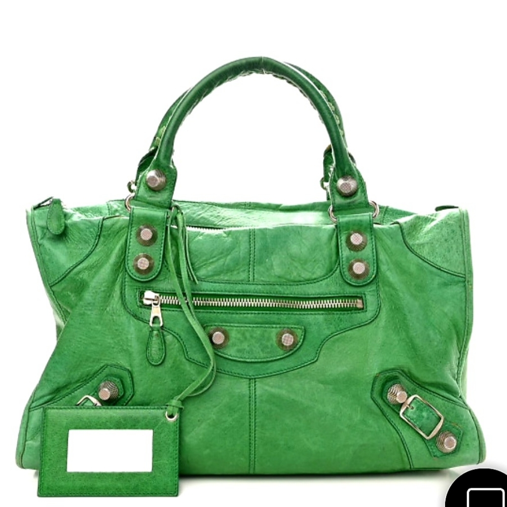 🚫NOT FOR SALE 🚫💚BALENCIAGA GIANT 21 WORK BAG in VERT GAZON 💚